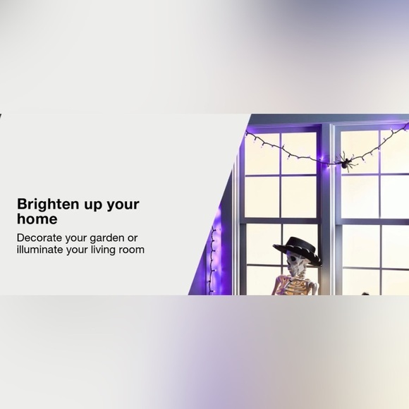 NWT 350 count incandescent mini string lights purple Halloween Christmas - Picture 4 of 9